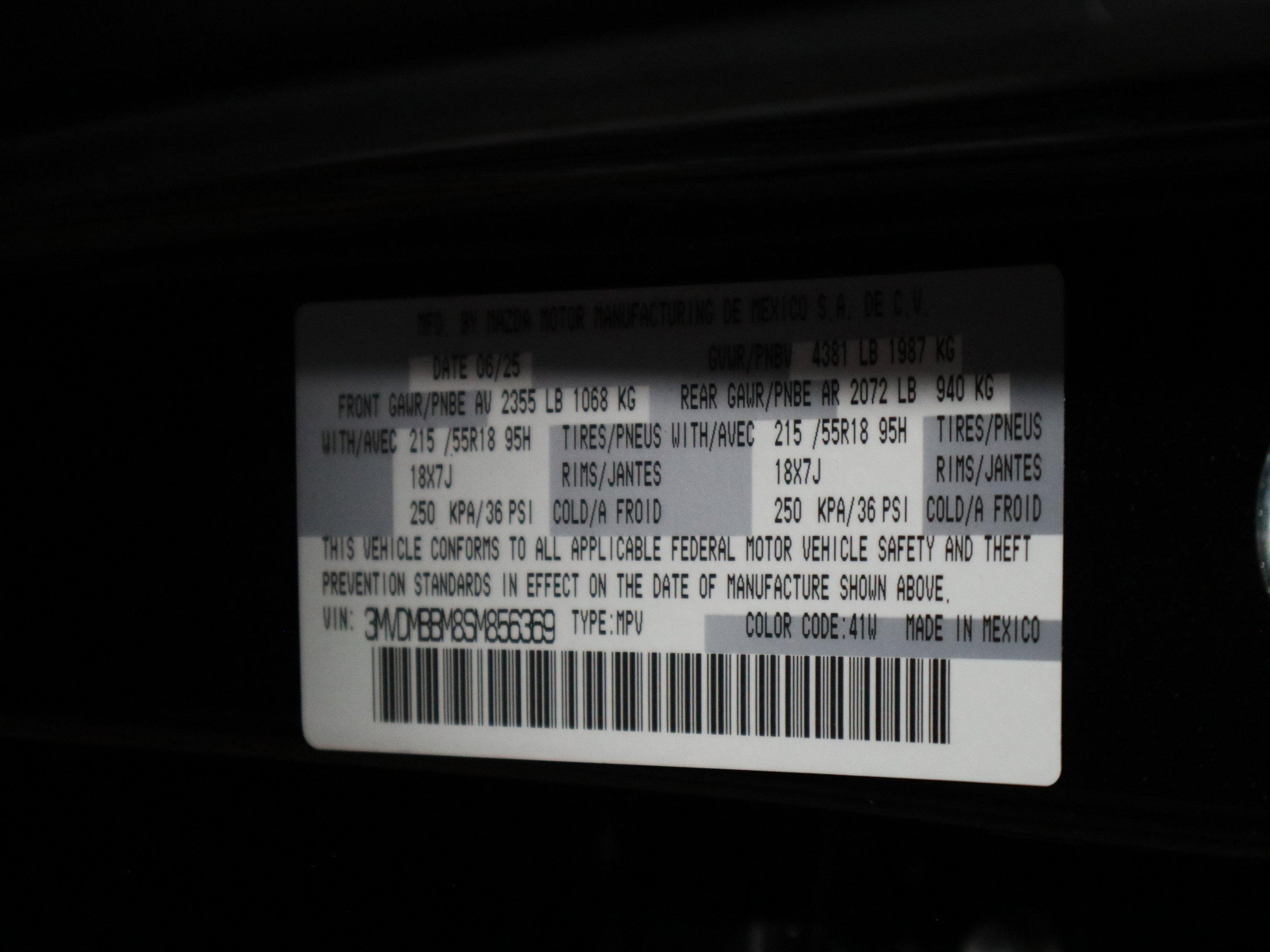 Certified 2025 MAZDA CX-30 AWD 2.5 S w/ Select Sport Pkg image 37