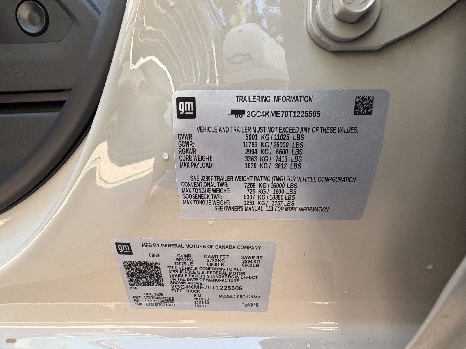 New 2026 Chevrolet Silverado 2500 Custom w/ Custom Value Package AWD/4WD image 25