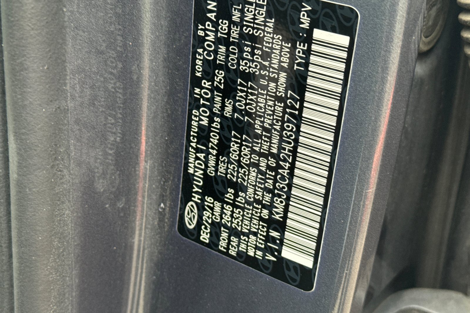 Used 2017 Hyundai Tucson SE image 54