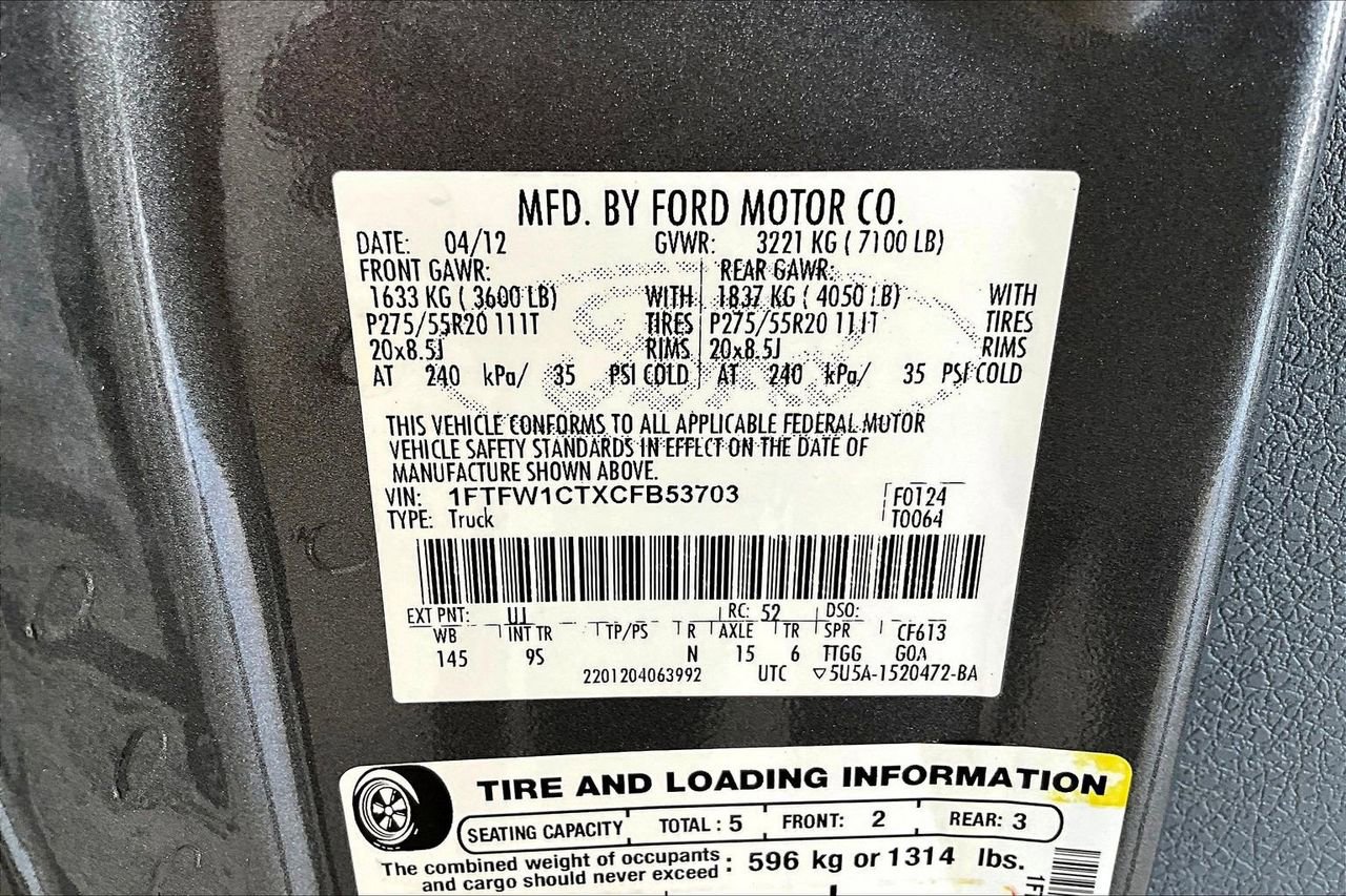 Used 2012 Ford F150 Platinum image 33