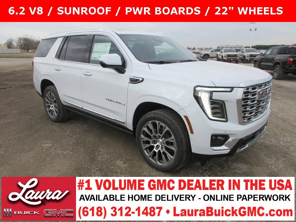 New 2026 GMC Yukon Denali w/ Sun & Power Step Package