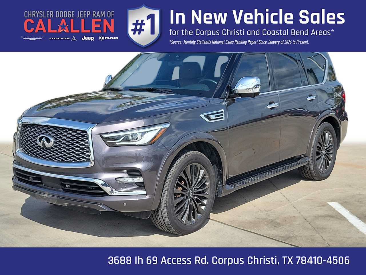 Used 2023 INFINITI QX80 Sensory w/ Cargo Package