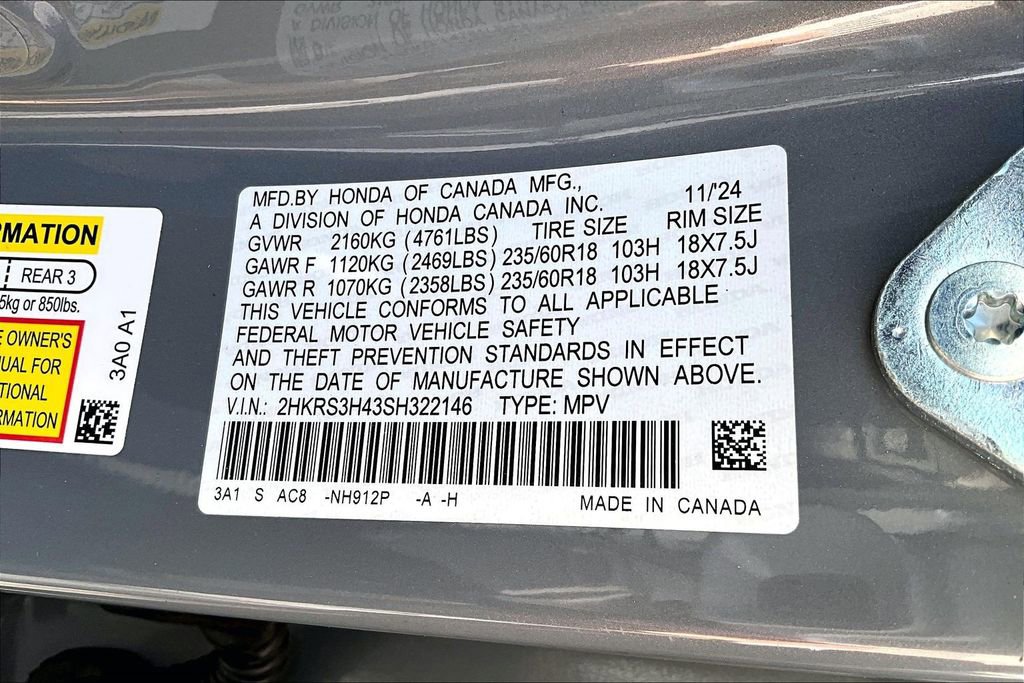 Used 2025 Honda CR-V EX image 16