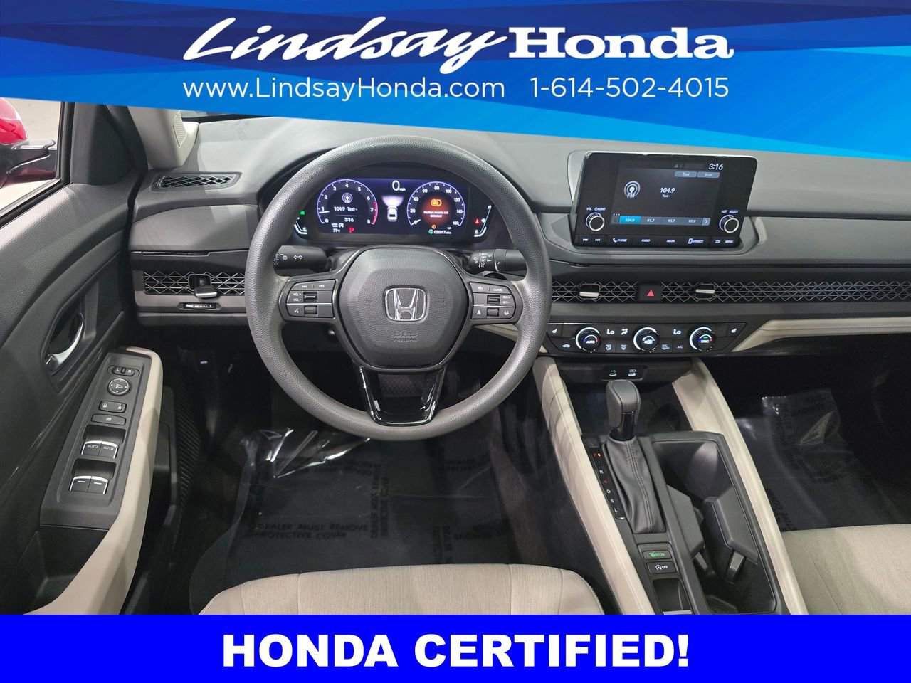 Certified 2024 Honda Accord EX image 13