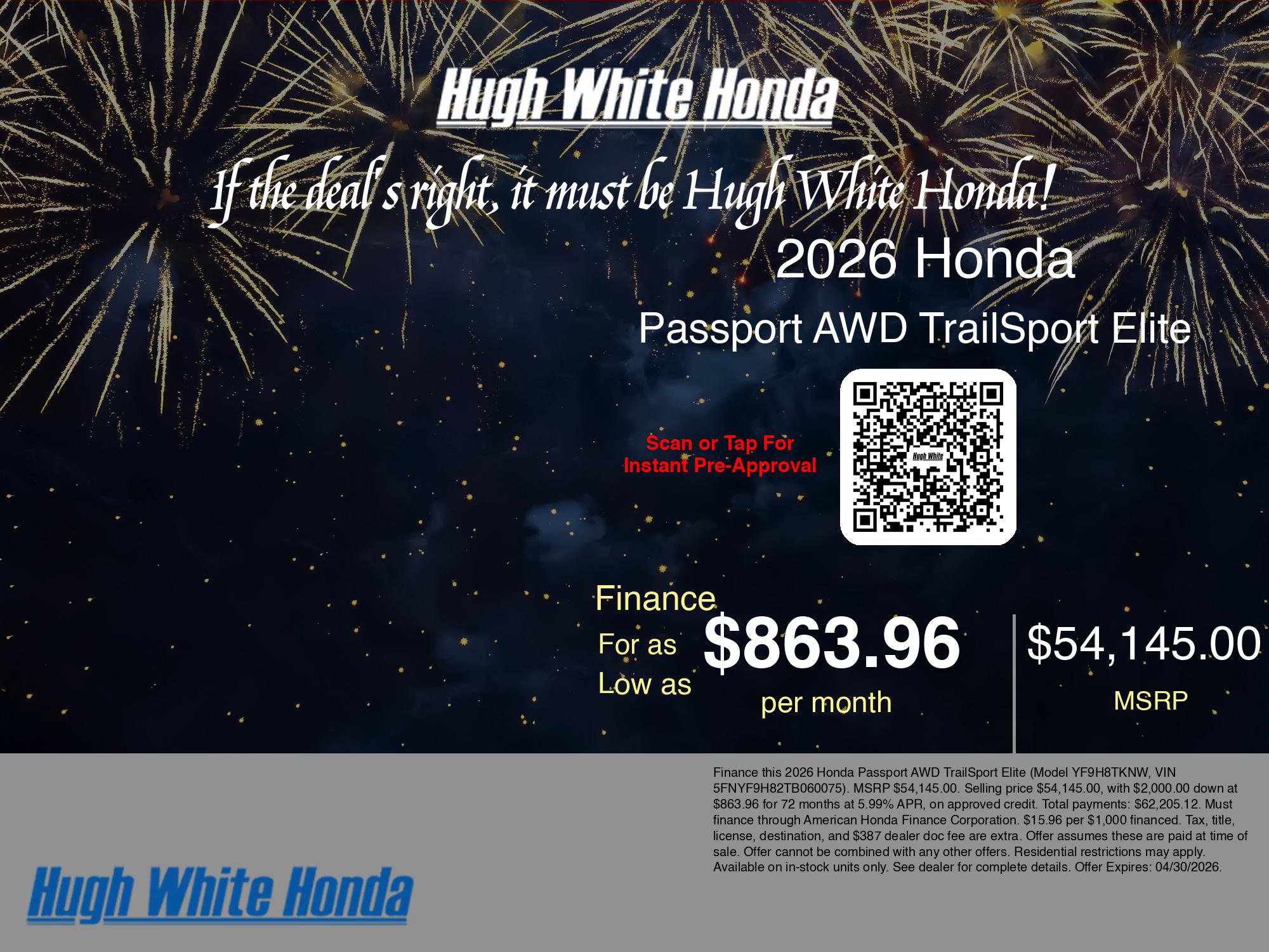 New 2026 Honda Passport TrailSport Elite image 7