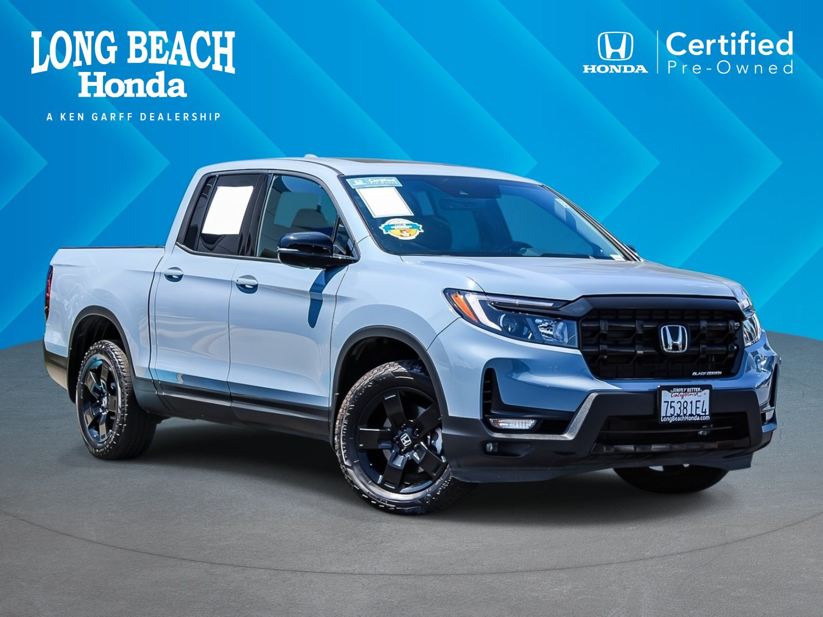 Certified 2025 Honda Ridgeline Black Edition
