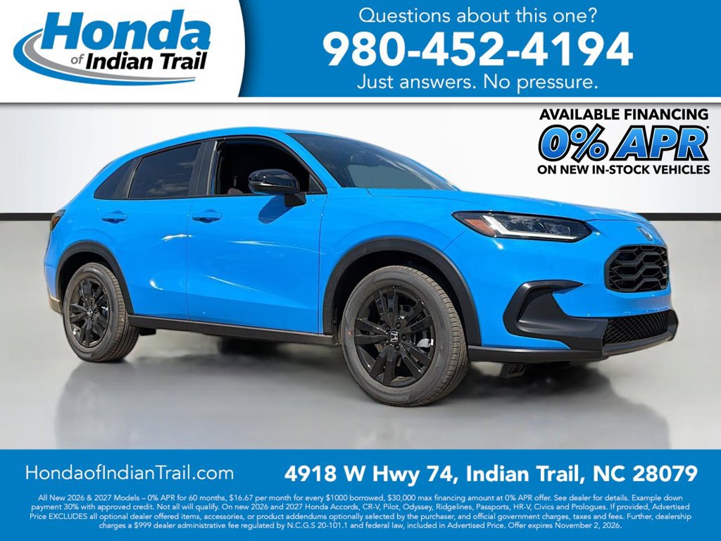New 2027 Honda HR-V Sport