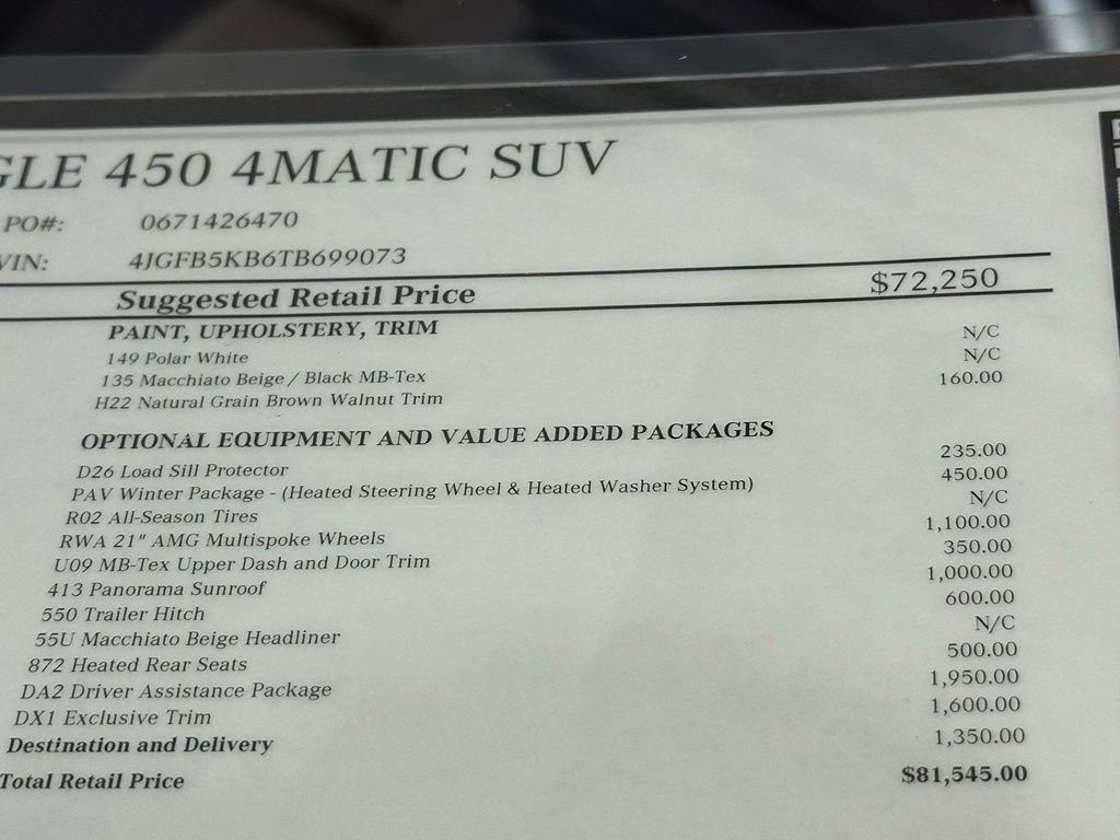 New 2026 Mercedes-Benz GLE 450 4MATIC image 19