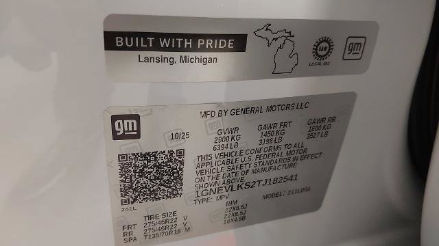 New 2026 Chevrolet Traverse RS w/ LPO, Floor Liner Package image 34