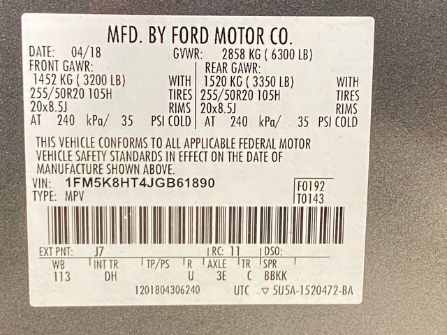 Used 2018 Ford Explorer Platinum AWD/4WD image 32