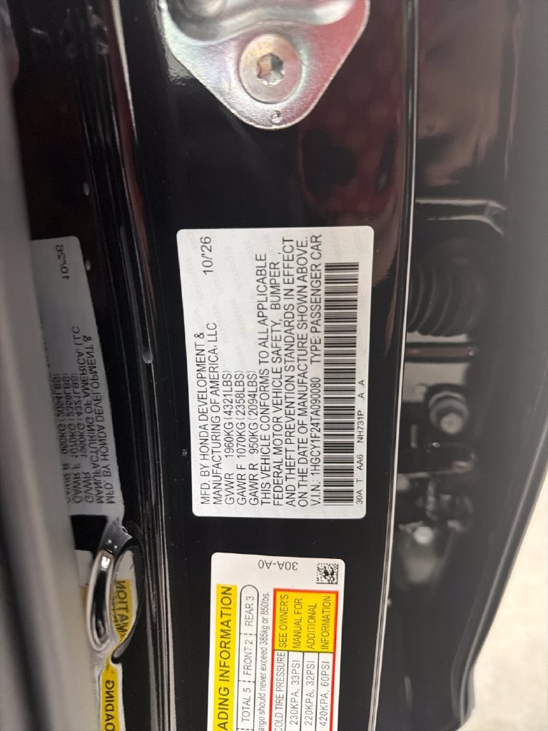 New 2026 Honda Accord LX image 30