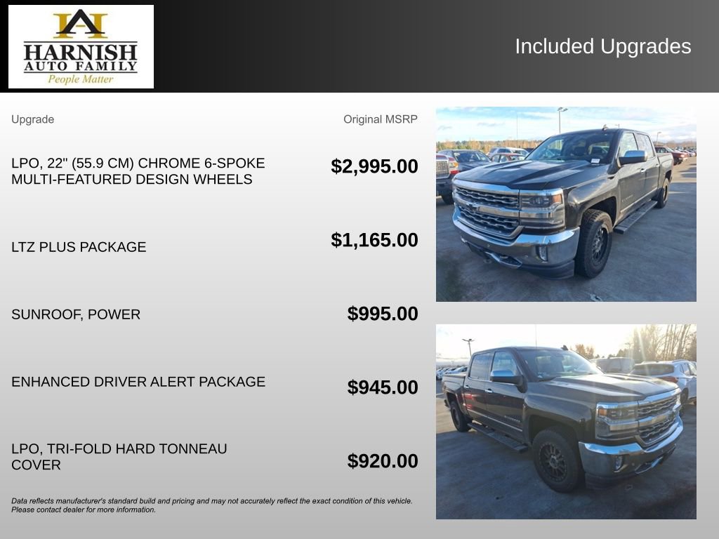 Used 2016 Chevrolet Silverado 1500 LTZ w/ LTZ Plus Package image 4