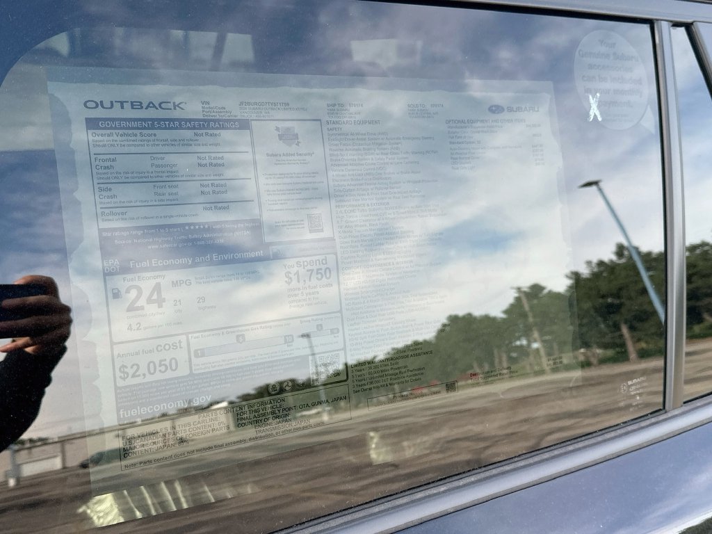 New 2026 Subaru Outback Limited XT AWD/4WD image 12