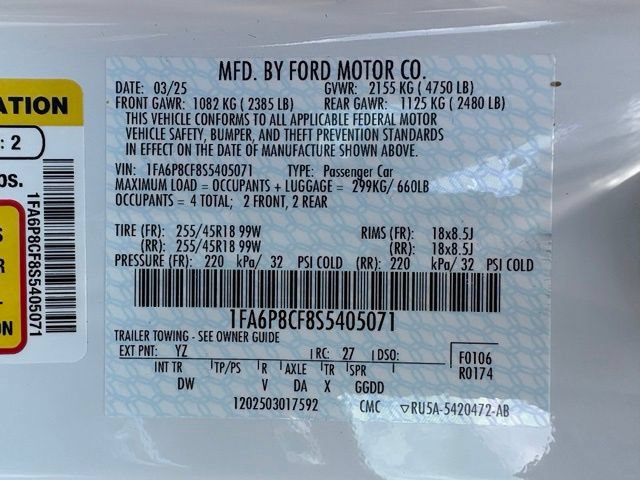 Used 2025 Ford Mustang GT RWD image 28