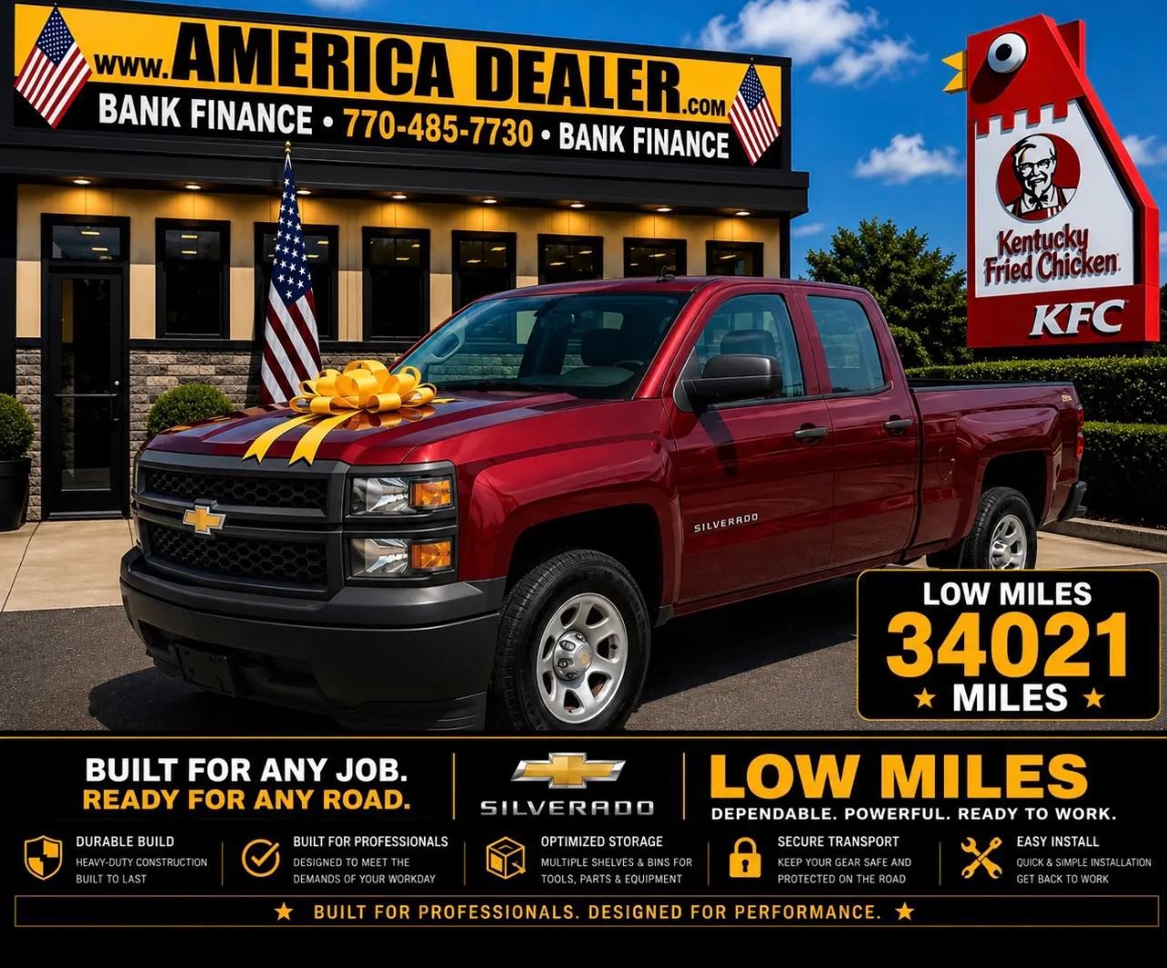 Used 2015 Chevrolet Silverado 1500 W/T RWD image 1