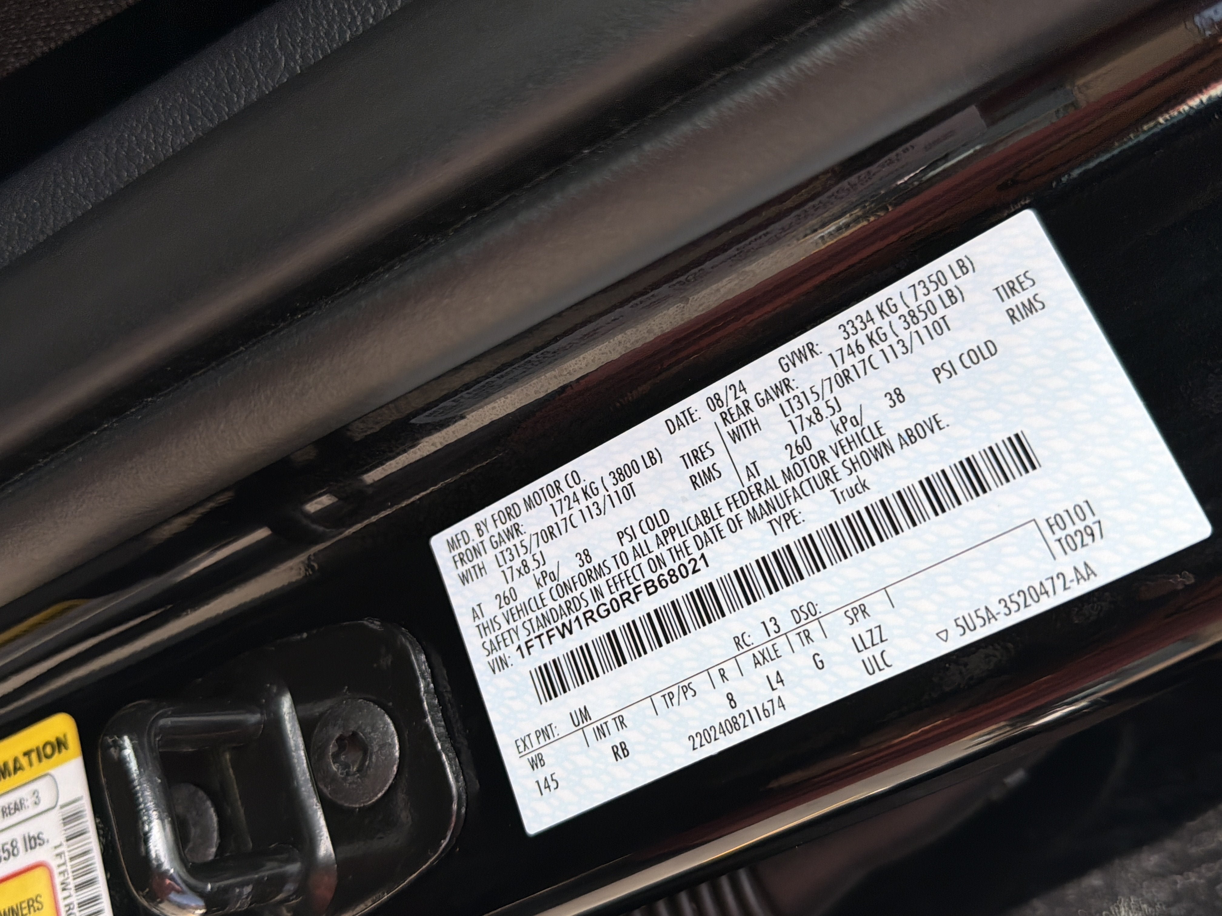 Used 2024 Ford F150 Raptor AWD/4WD image 21