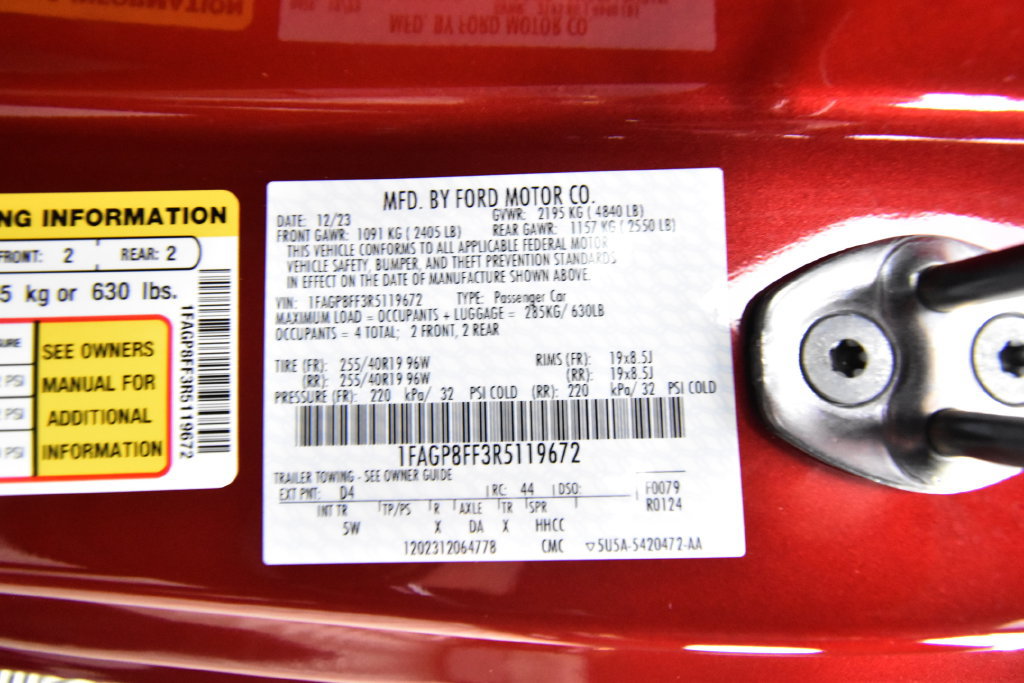 Used 2024 Ford Mustang GT Premium RWD image 23