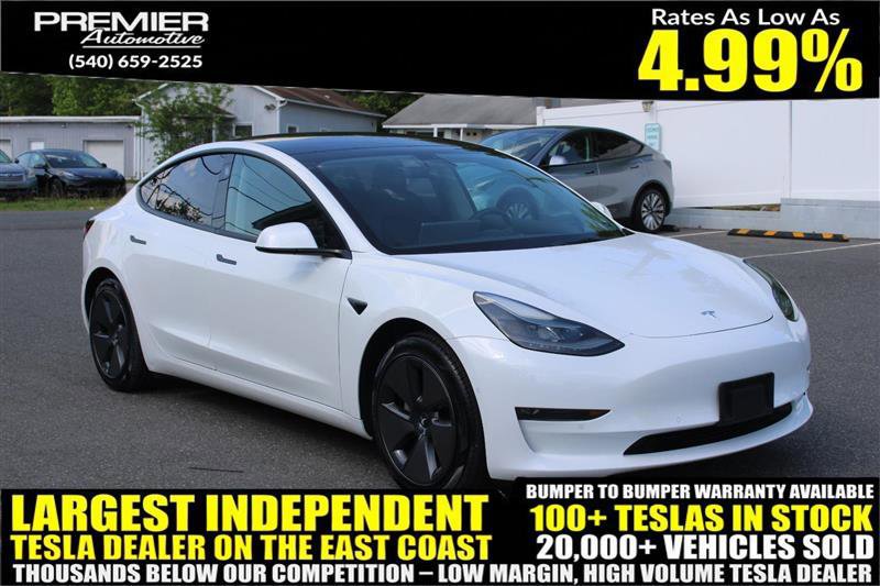Used 2022 Tesla Model 3 Long Range AWD/4WD image 1