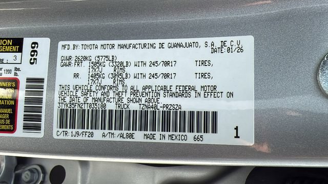 Used 2026 Toyota Tacoma SR5 RWD image 23