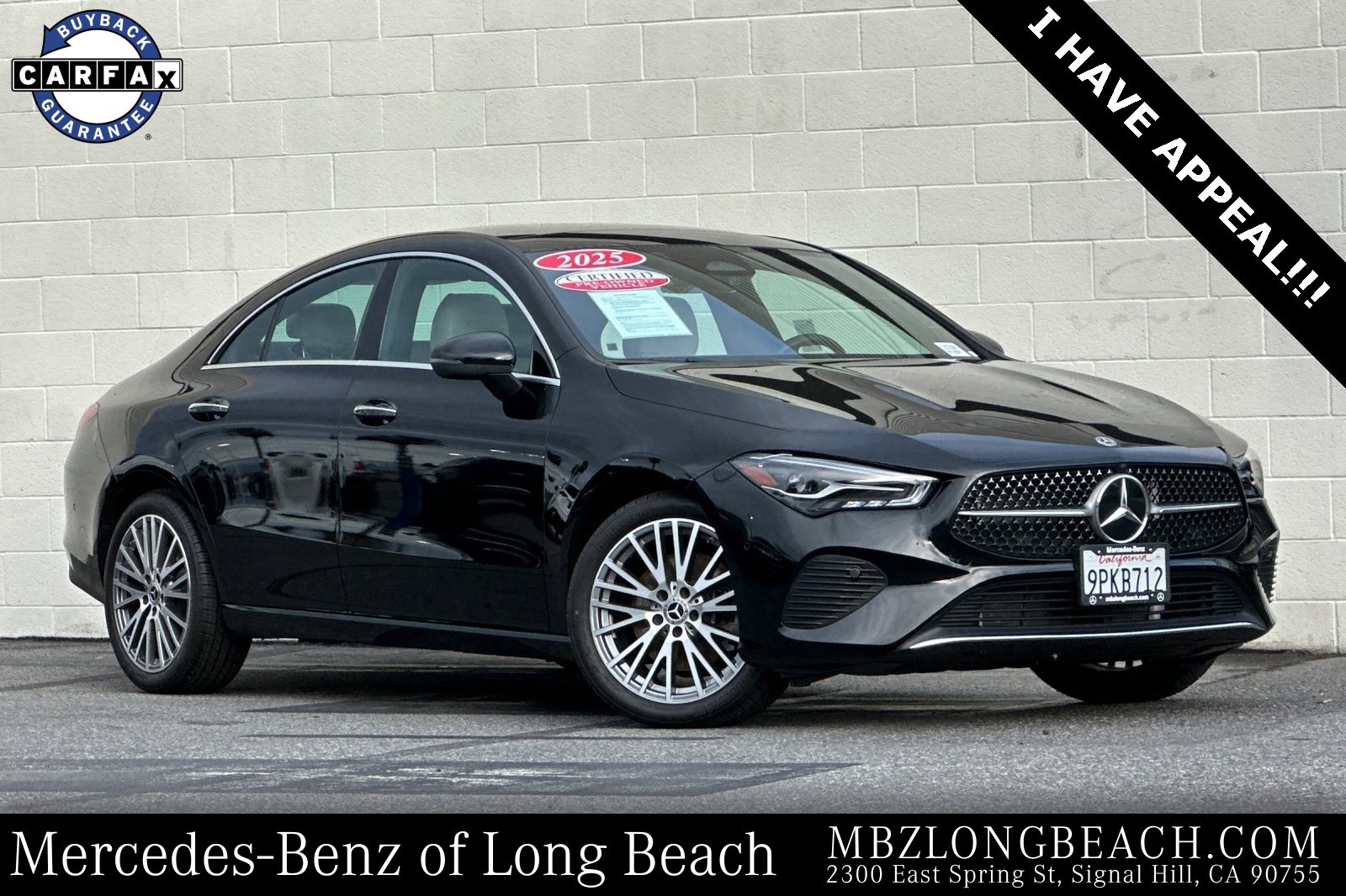 Certified 2025 Mercedes-Benz CLA 250 image 1