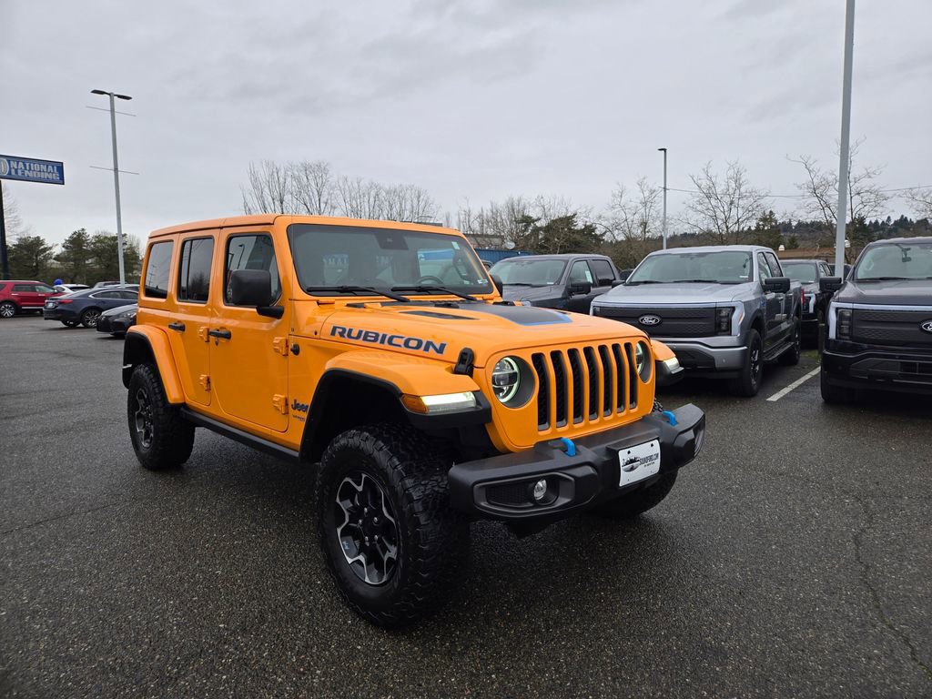 Used 2021 Jeep Wrangler Unlimited Rubicon 4xe w/ Cold Weather Group image 3