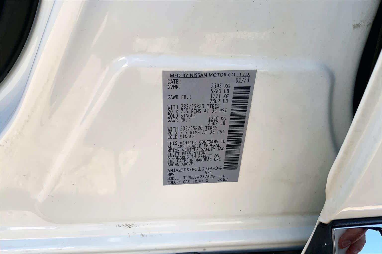 Used 2023 Nissan Murano Platinum w/ Cargo Package AWD/4WD image 37