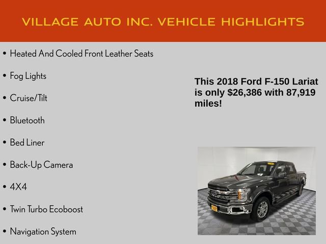 Used 2018 Ford F150 Lariat AWD/4WD image 14
