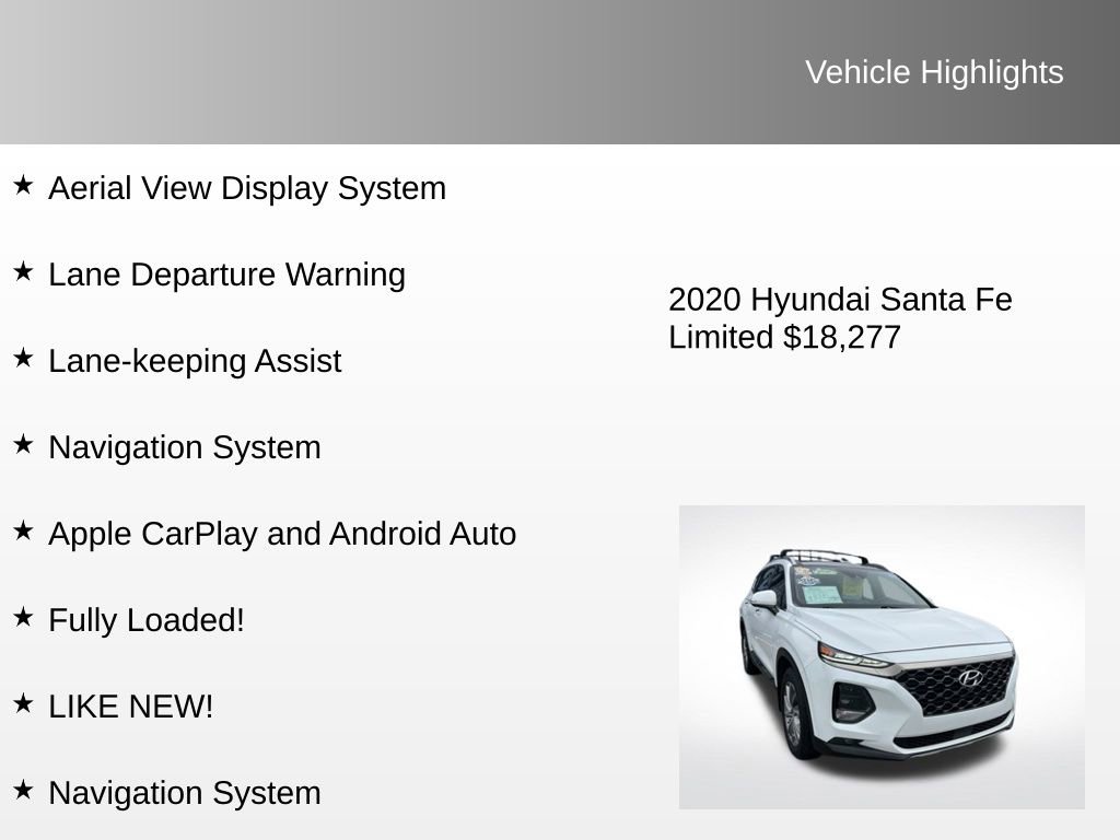 Used 2020 Hyundai Santa Fe Limited image 8