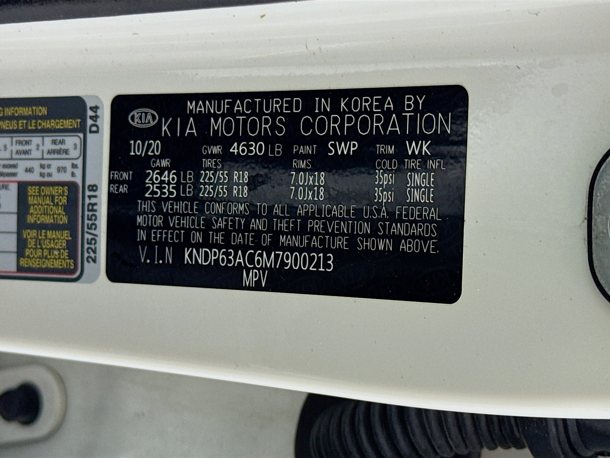 Used 2021 Kia Sportage S FWD image 38