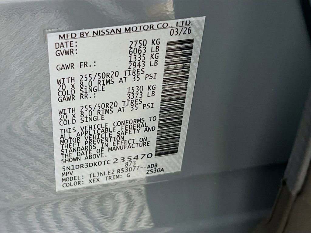 New 2026 Nissan Pathfinder Platinum AWD/4WD image 27