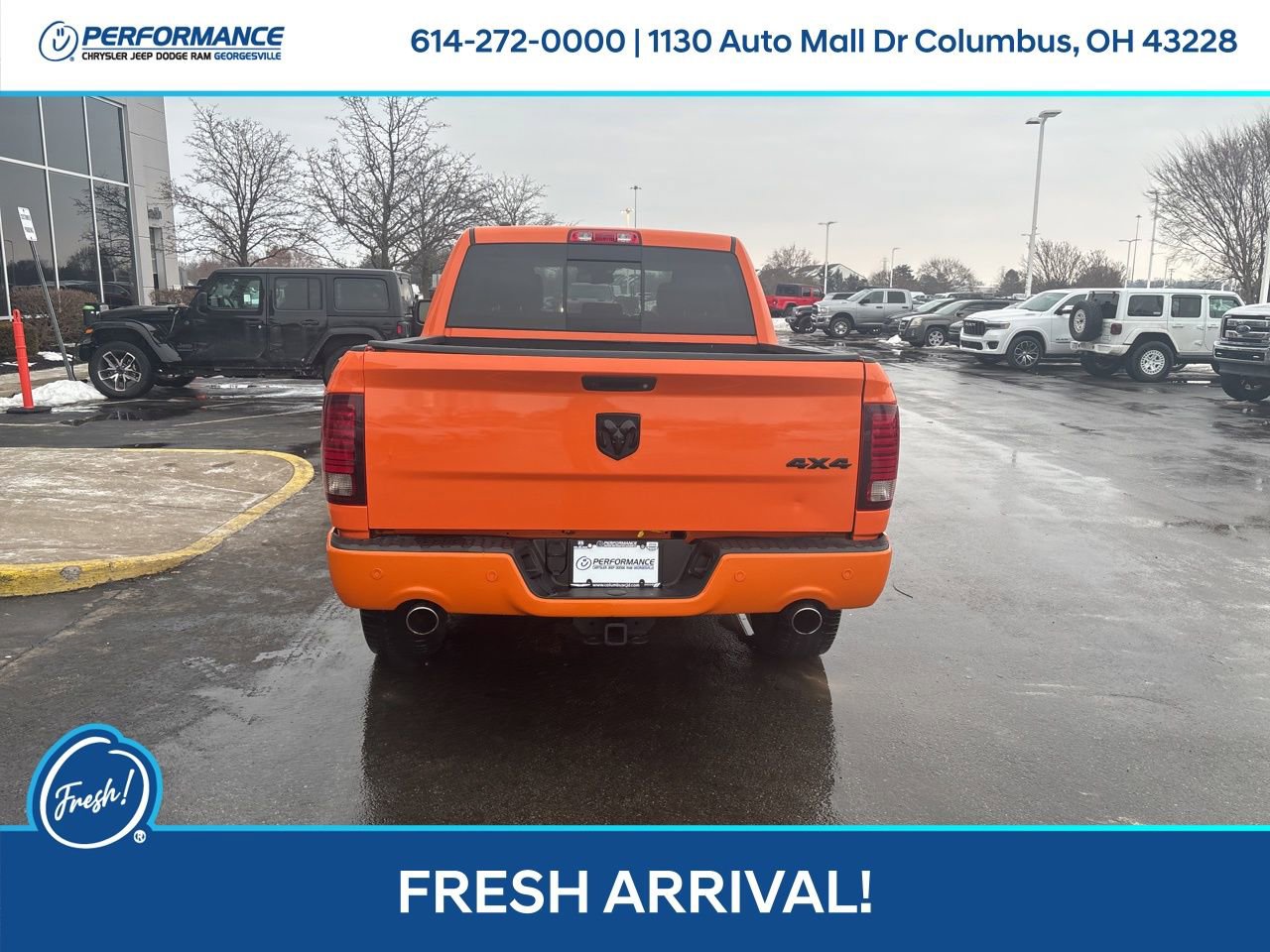 Used 2017 RAM 1500 Sport w/ Ignition Orange Sport Package image 5