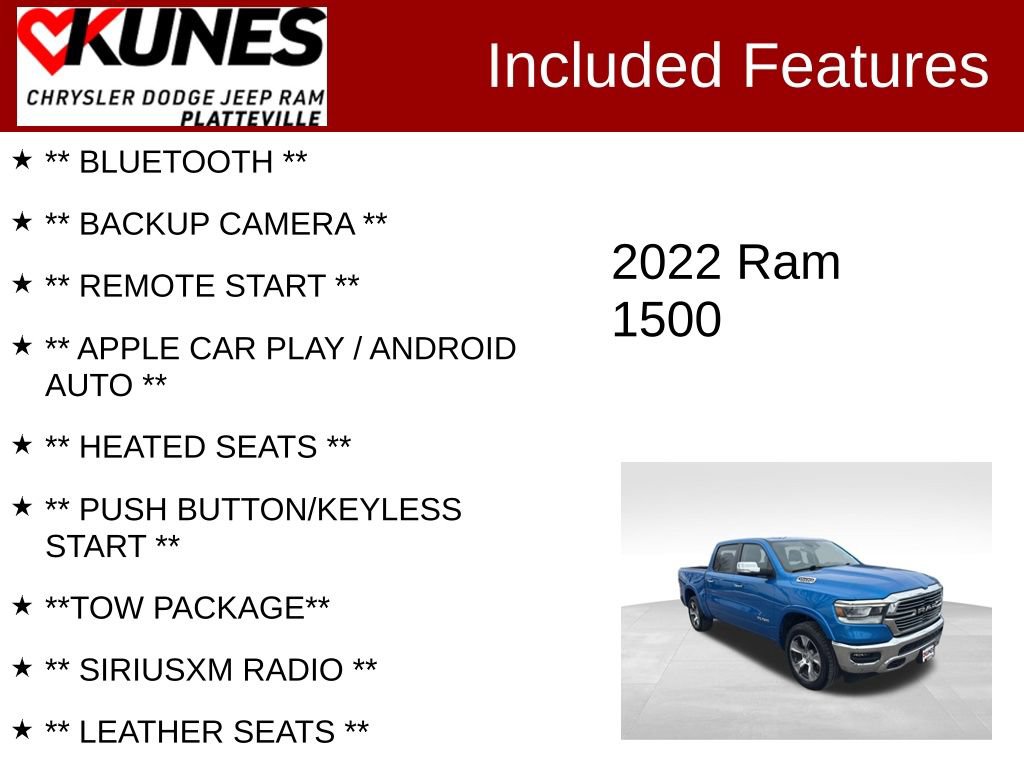 Used 2022 RAM 1500 Laramie image 2