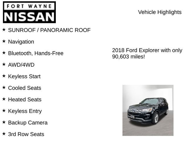 Used 2018 Ford Explorer Limited w/ Equipment Group 301A AWD/4WD image 8