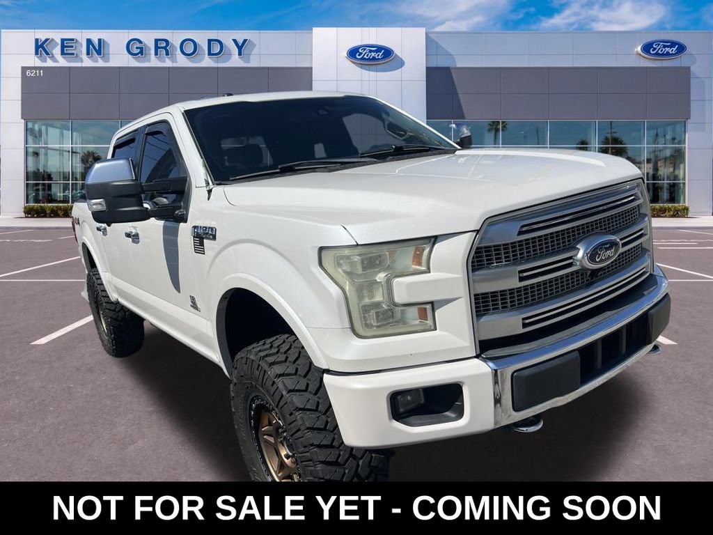 Used 2015 Ford F150 Platinum w/ Equipment Group 701A Luxury