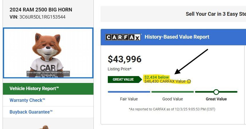 Used 2024 RAM 2500 Big Horn image 2