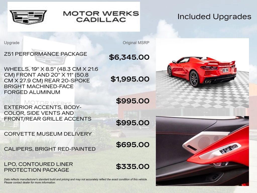 Used 2023 Chevrolet Corvette Stingray Preferred Conv w/ Z51 Performance Package image 9