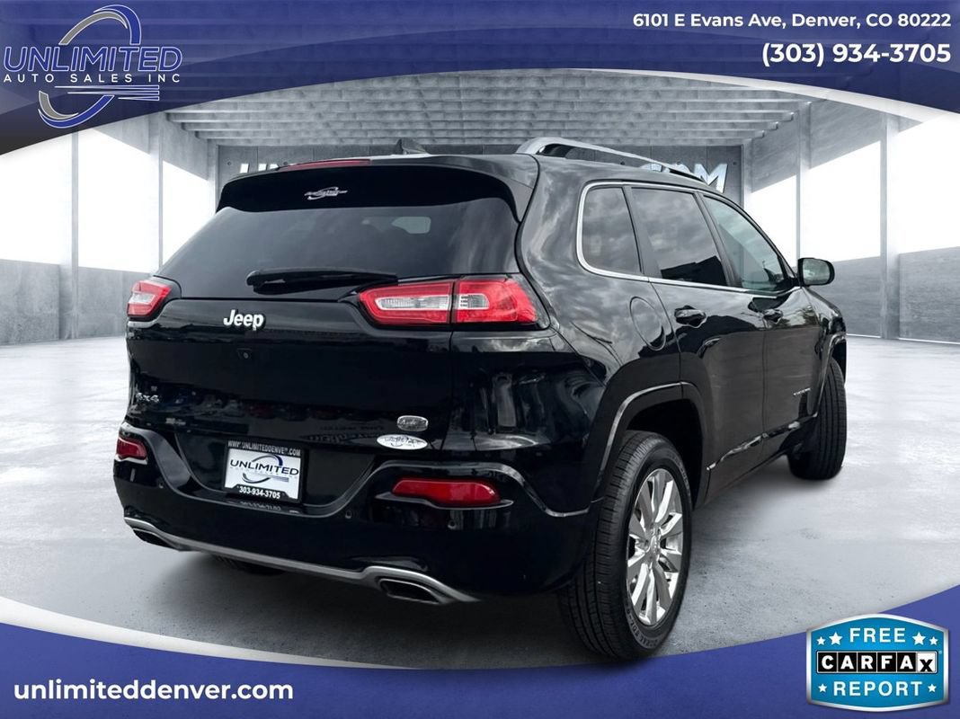 Used 2018 Jeep Cherokee Overland AWD/4WD image 3