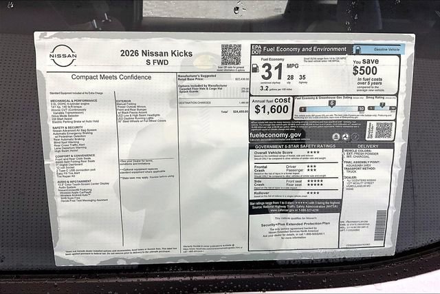 New 2026 Nissan Kicks S image 35