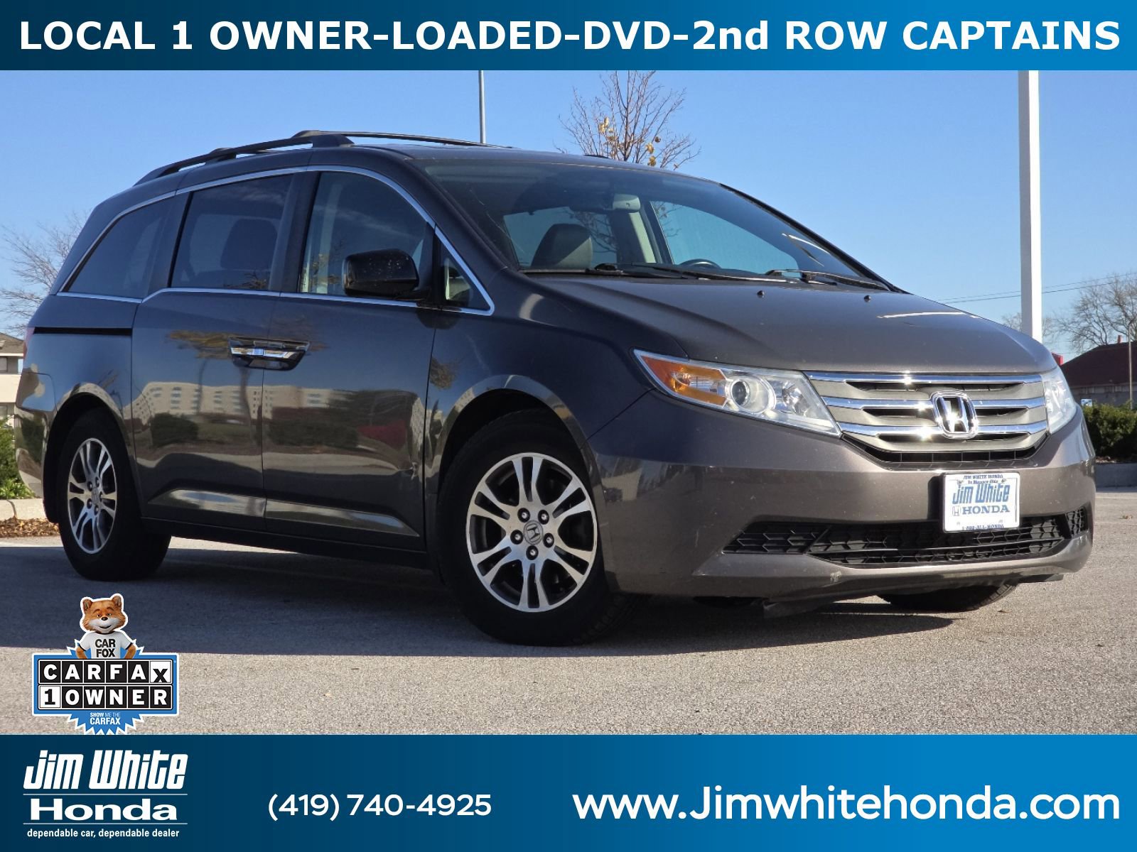 Used 2013 Honda Odyssey EX-L