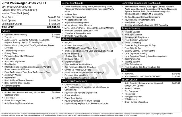 Certified 2023 Volkswagen Atlas SEL image 27