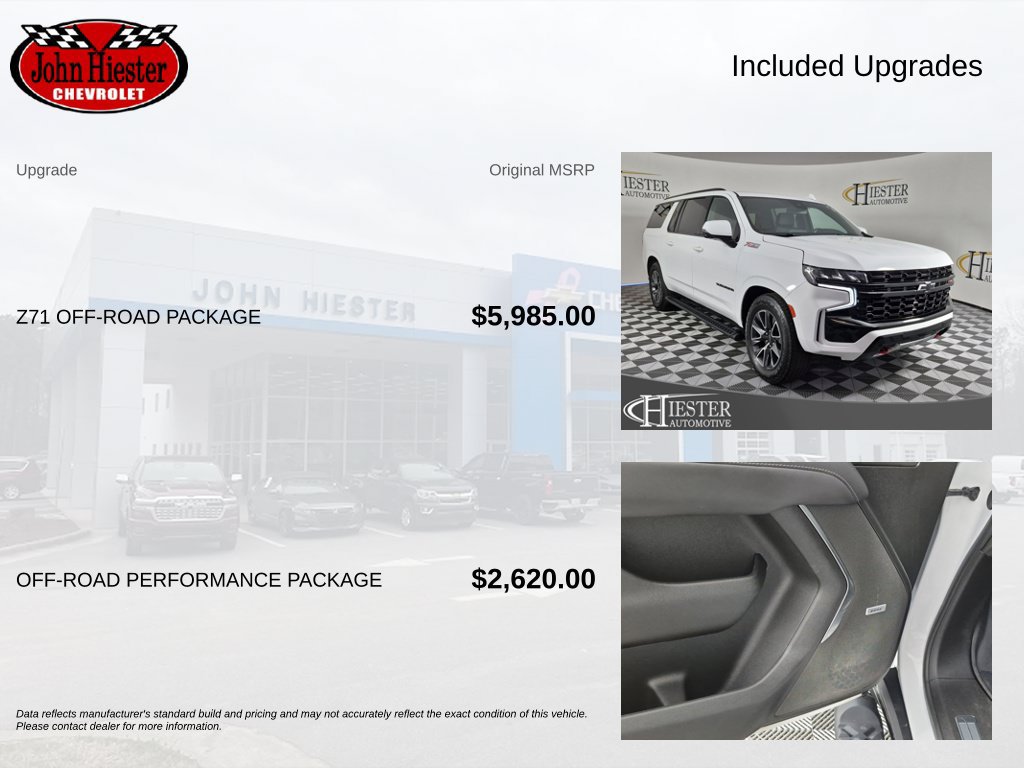 Certified 2023 Chevrolet Suburban Z71 w/ Z71 Off-Road Package AWD/4WD image 3