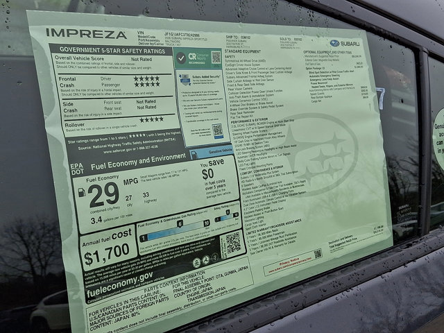 New 2026 Subaru Impreza 2.0i Sport image 15