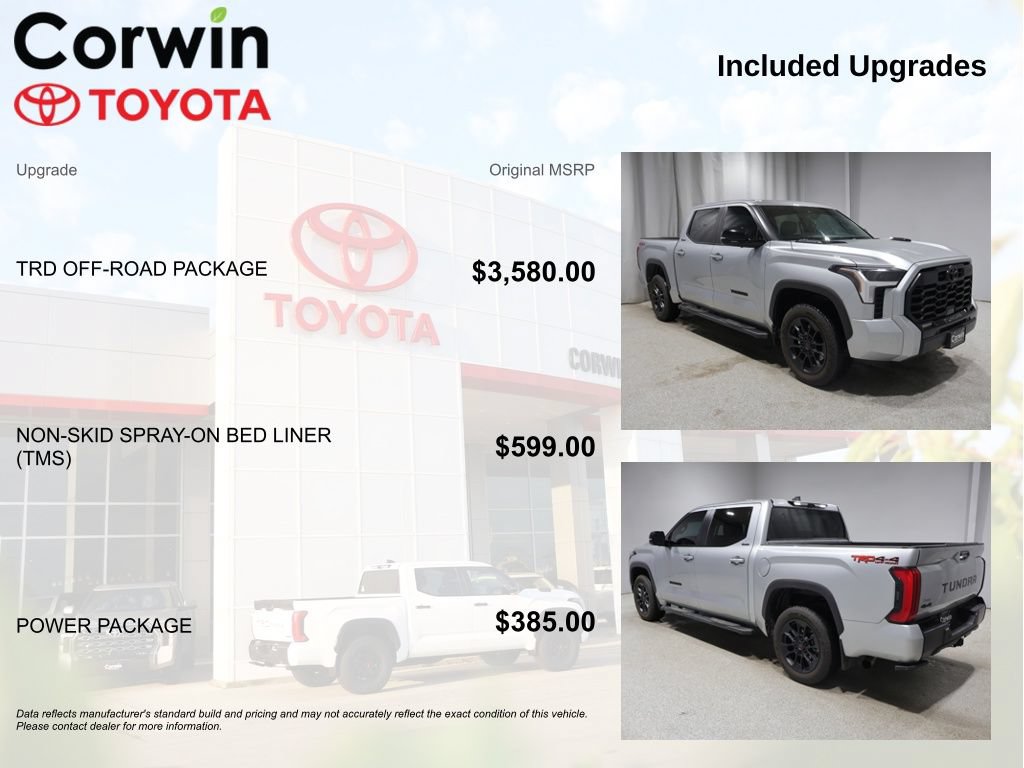 Used 2024 Toyota Tundra Limited w/ TRD Off-Road Package AWD/4WD image 4