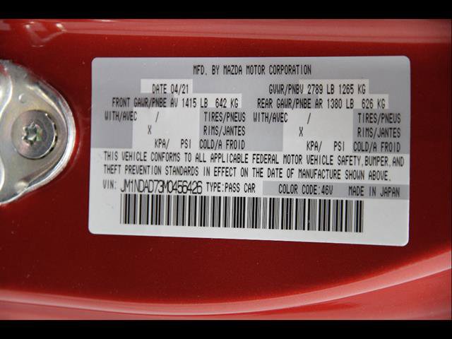 Certified 2021 MAZDA MX-5 Miata Grand Touring w/ Weather Package image 24