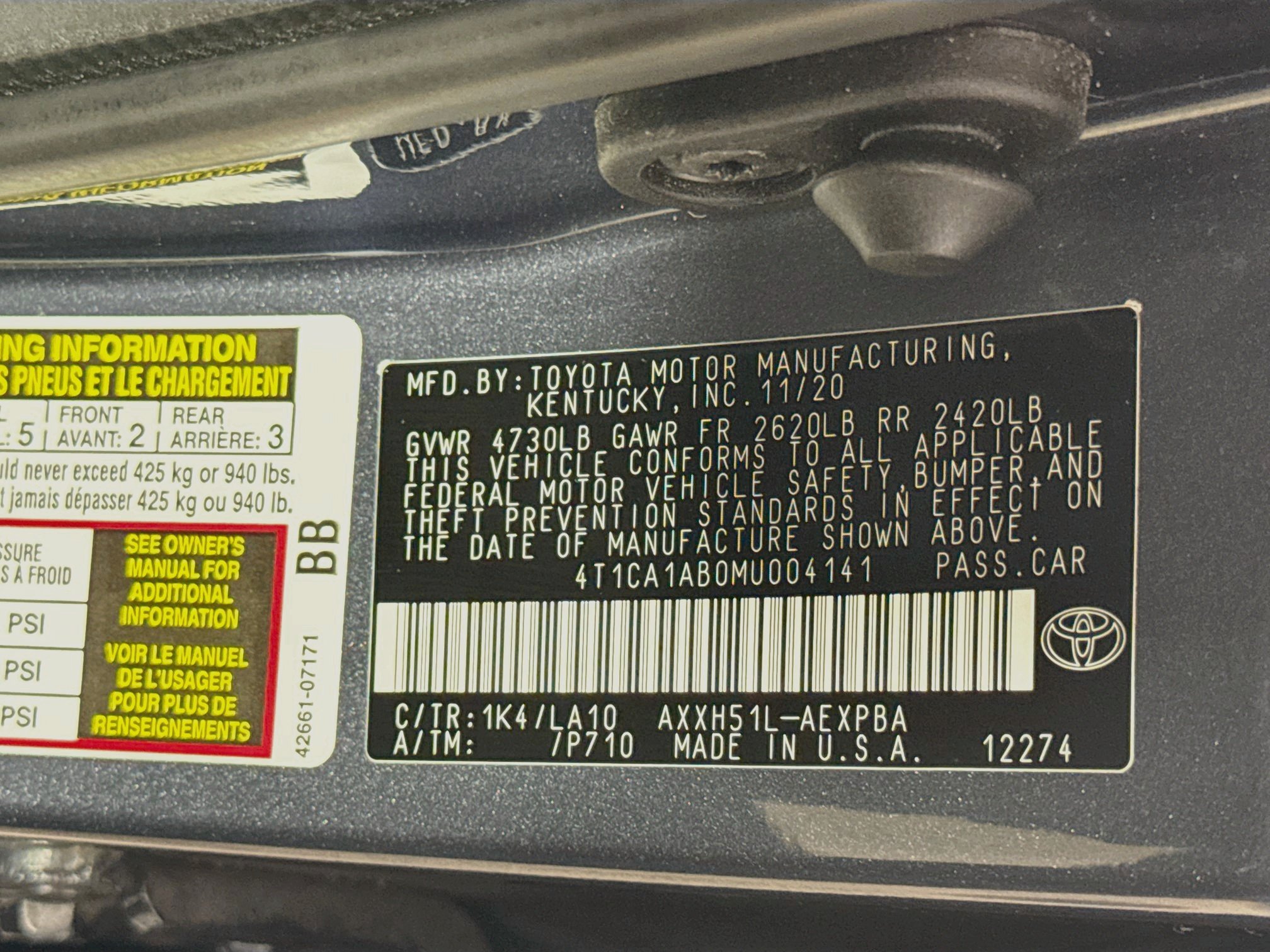 Certified 2021 Toyota Avalon Limited FWD image 30