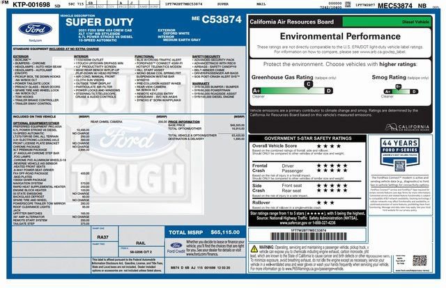 Used 2021 Ford F250 XLT w/ XLT Premium Package image 3