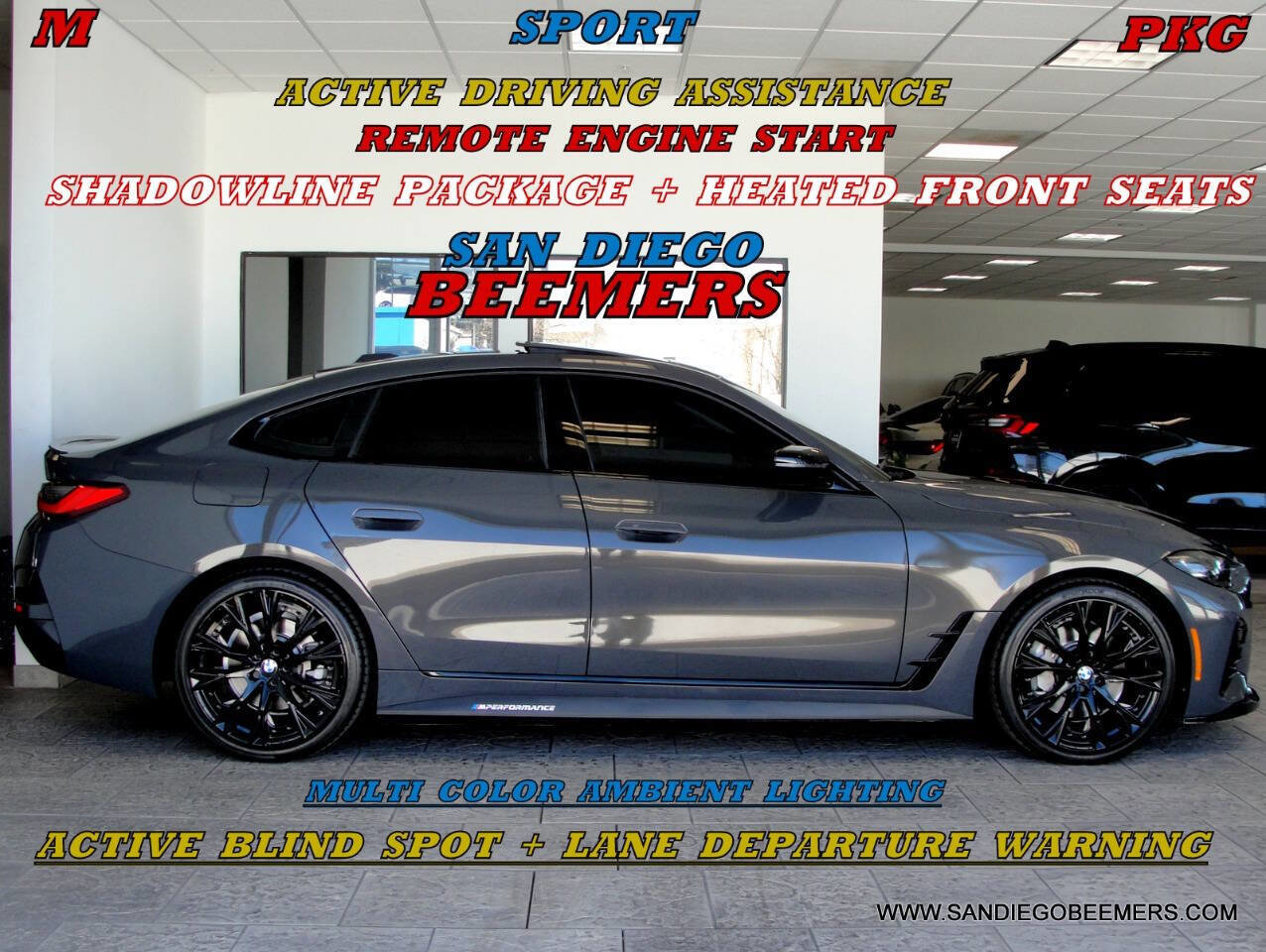 Used 2022 BMW 430i Gran Coupe 430i GC M SPORT+SHADOWLINE PKG w/ M Sport Package image 14