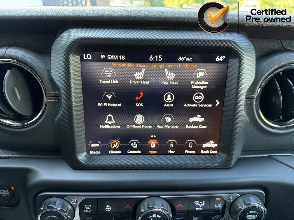 Certified 2022 Jeep Gladiator Overland AWD/4WD image 82