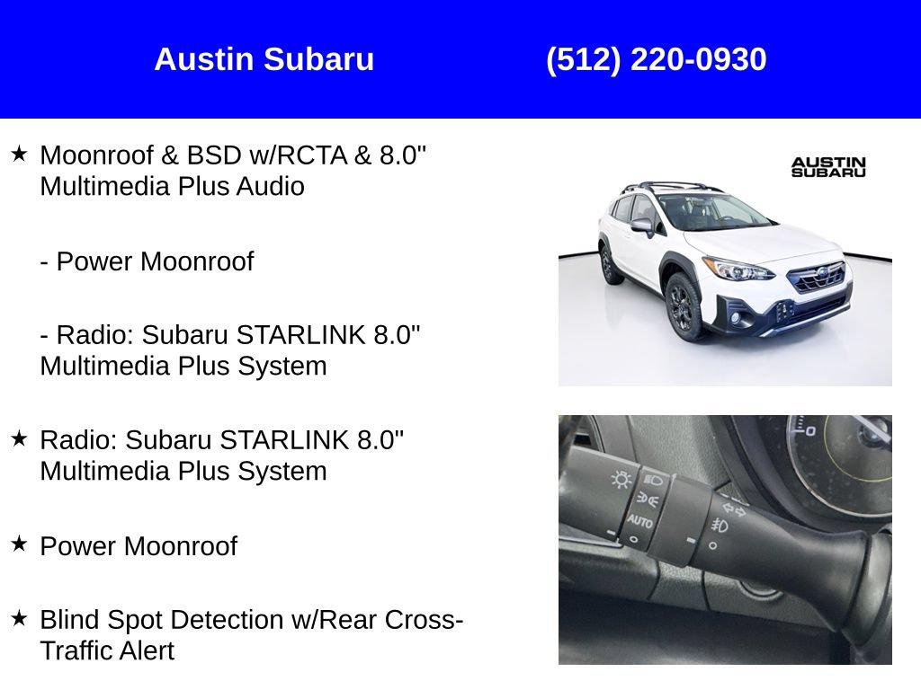 New 2023 Subaru Crosstrek 2.5i Sport AWD/4WD image 17