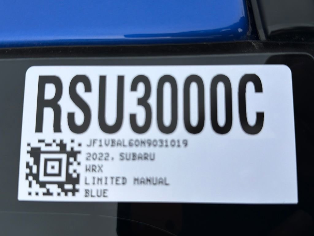 Used 2022 Subaru WRX Limited image 54